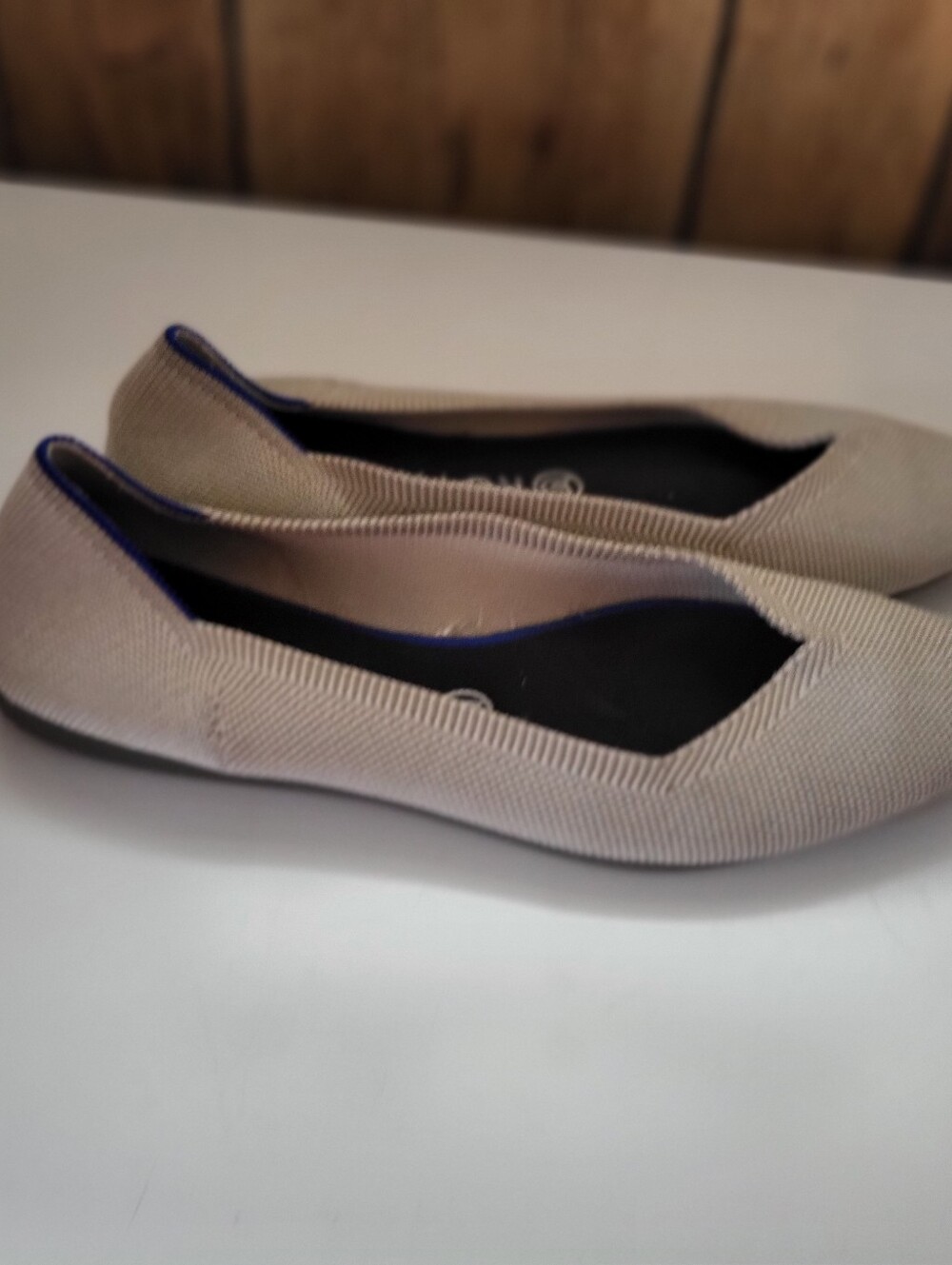 Rothy’s The Point Shoe Women Size 10 Light Gray Removable Insoles Washable - Picture 2 of 6